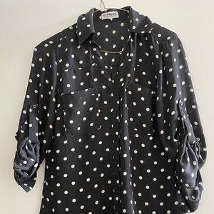3/4 sleeve Portofino shirt from Express